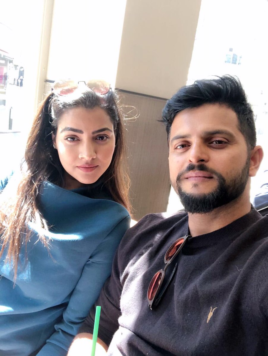 Suresh Raina🇮🇳 (@imraina) on Twitter photo ❤️ @_PriyankaCRaina  #Nottingham ❤️ @_PriyankaCRaina  #Nottingham