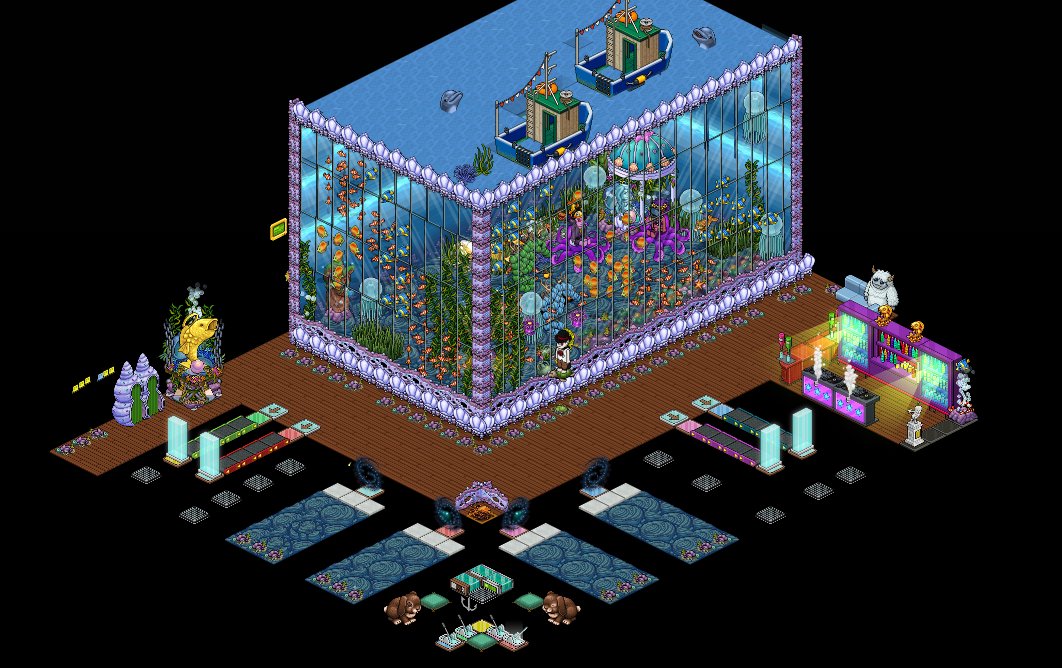 ¡¡Hoy tenemos evento en nuestra sala de la lista de la compra, sobre las 4:00 p.m. Chile os esperamos en habbocuack, con nuestra dj @blesseedES!!