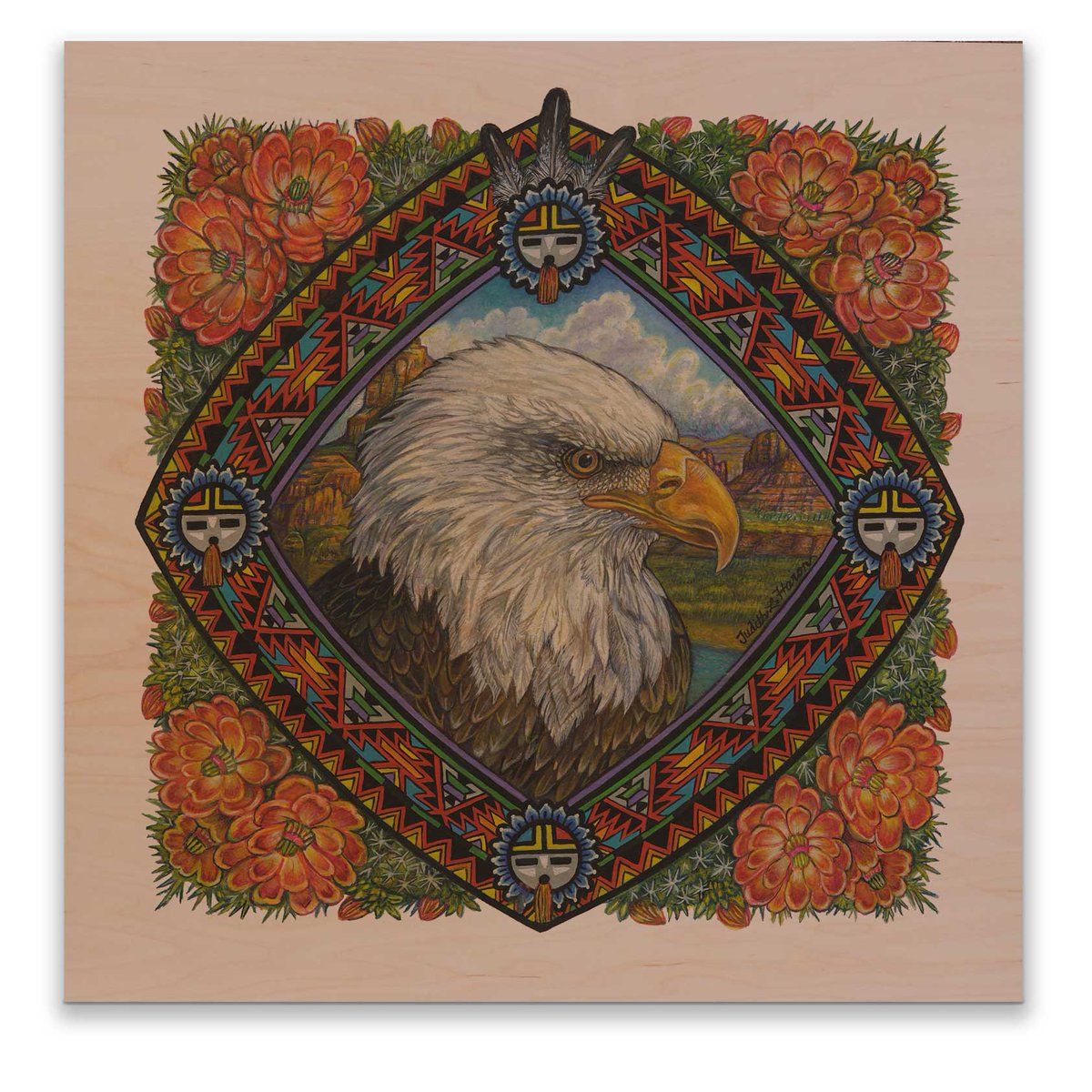 American Bald Eagle; At one time it was almost extinct but has made with legislation a remarkable comeback It is the symbol of the United States of America <a href="/ESTArtDecor/">ESTArtDecor</a> we bring attention to saving all species for future generations
