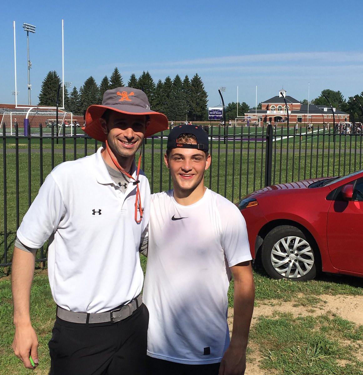 SuffieldLax's tweet photo. Proud Lord Jeff alum watching LSM Jack Cobb '20 at @G2GLacrosse hosted by @AmherstLacrosse! #compete https://t.co/r4i0yvcBPB