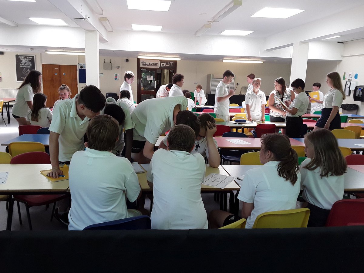 Some good group work combining year 7 and 8 brains today. Fractions!!