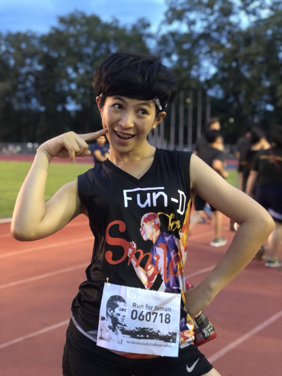 Jindajug's tweet photo. #RUNForSaMan 🏃🏻♀️🏃🏻♀️🏃🏻♂️💪🏻 ได้เพื่อน ได้สุขภาพ #ถ้ำหลวง https://t.co/2ISdMn7bo2