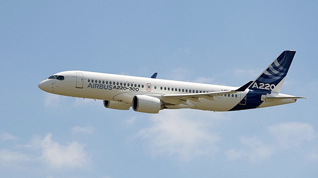 OddgeirT1's tweet image. Flyprodusenten @Airbus overtar #Bombardiers CSserie og gir den navnet A 220 dfly.no/quebec-born-ai…