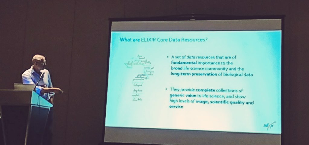 ELIXIREurope's tweet image. .@NBlomberg presenting ELIXIR #CoreDataResources Resources of fundamental importance to life science research. elixir-europe.org/platforms/data… #ISMB18