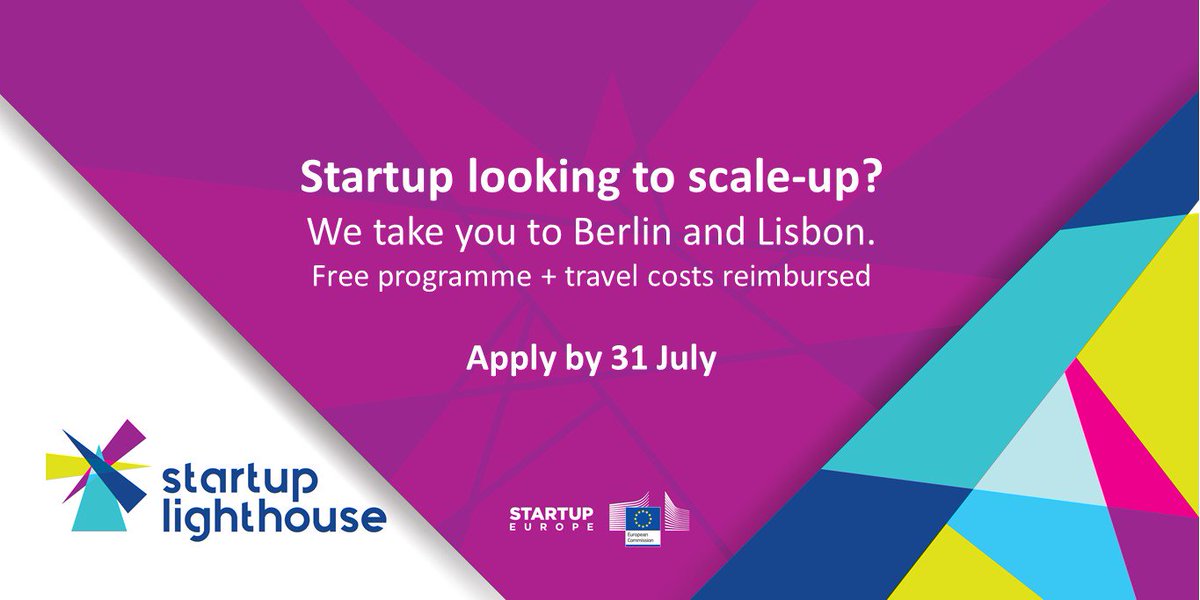 3 WEEKS LEFT! ⚠️

#StartupLighthouse is calling #startups to join the DEEP DIVE WEEKS in BERLIN🇩🇪 and LISBON🇵🇹 in September and October. 
You don't want to miss it. 🚀🌟 

#analytics #IndustrialIoT <a href="/StartUpEU/">Startup Europe & Innovation Radar</a> <a href="/etv_startuphub/">etventure StartupHub</a> <a href="/FastTrackVC/">FastTrack Ventures</a>
All info 👉 tinyurl.com/y7j7alns