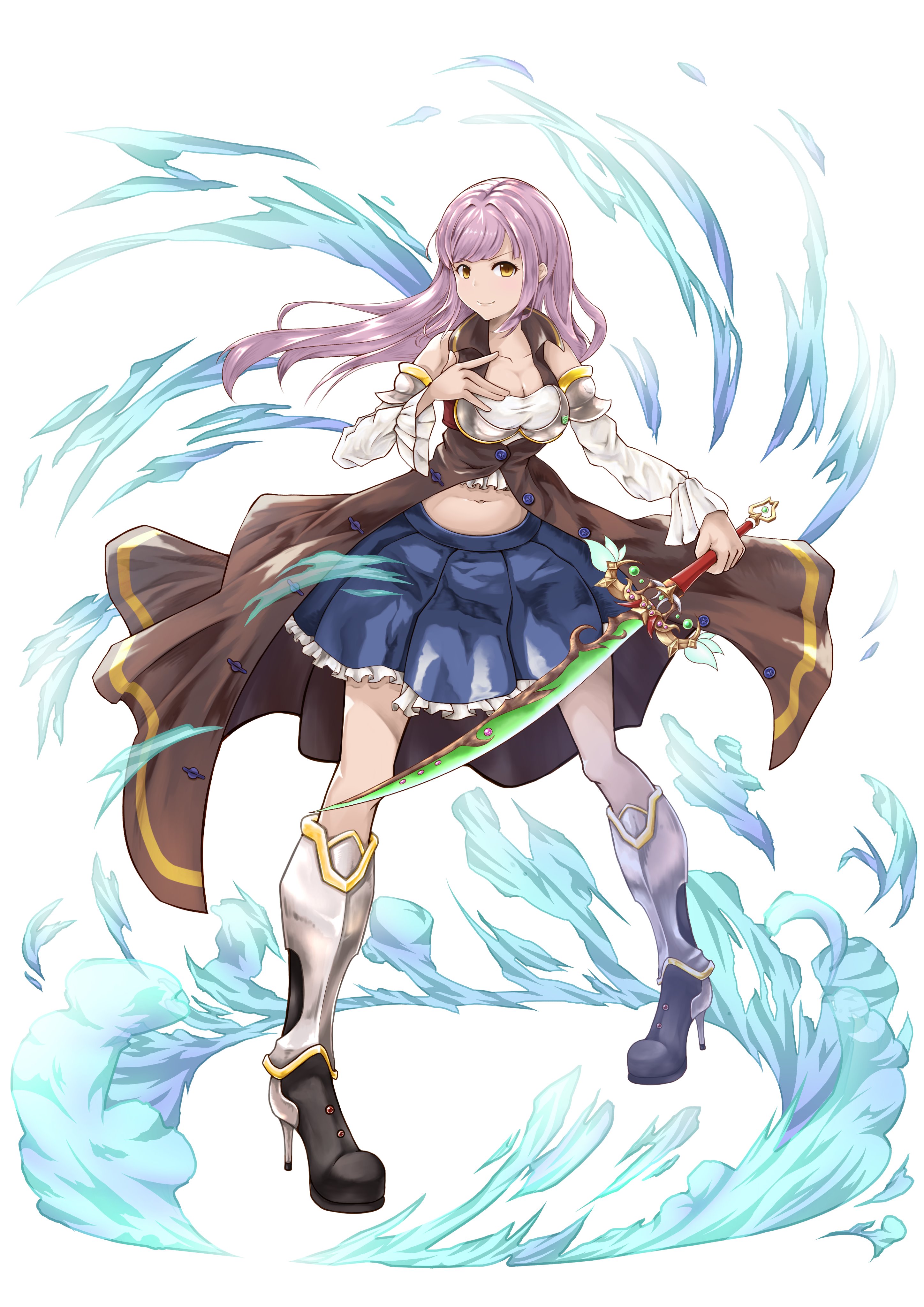 浅井ほとり グラブル風イラストにエフェクトを追加してみた T Co H0fjfldq45 Twitter