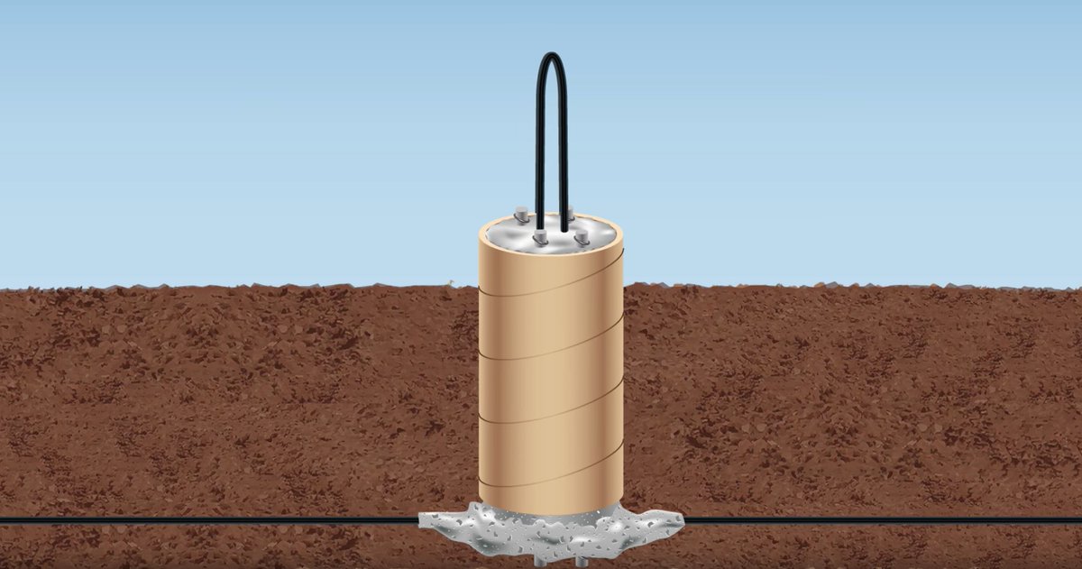 Southwire's tweet image. Curious about how to install Southwire&apos;s #SIMpull #CableInConduit when using a poured concrete foundation in your light pole application? This quick video will show you the recommended installation method. #southwire
youtu.be/1ivs74WTB3g