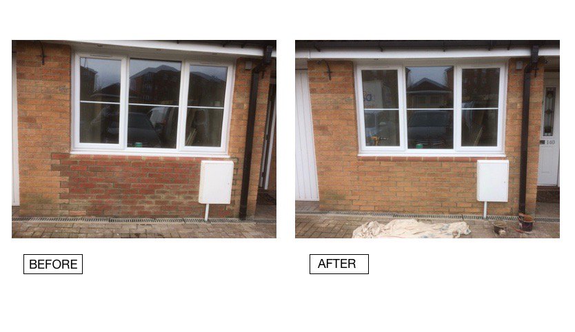 matchbrickwork's tweet photo. Ensure the garage conversion doesn't stand out like a garage conversion! https://t.co/tjY5vzZrpG #stone #brick #mortar #repair #match #brickcolour #brickdye #bricktint https://t.co/mfkA36mtFt