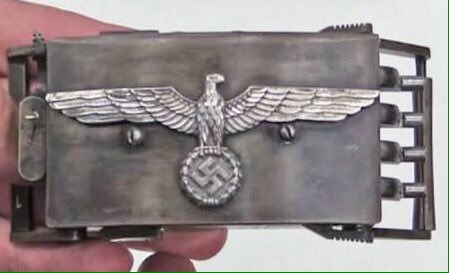 ドイツ　ナチス　バックル WW2 ナチスドイツ 警察将校・将官礼装用ベルト＆バックル