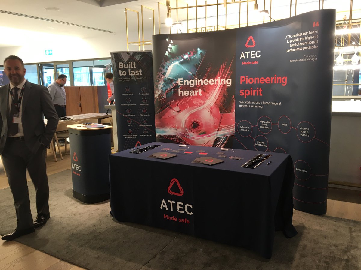 ATECTWEETS's tweet image. Proud to launch our new brand at the BRE conference - Prepare Today for a Secure Tomorrow.