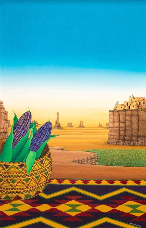 Larry designed the original <a href="/wholeearthfoods/">Whole Earth Foods</a> packaging in 1967 when organic &amp; veggie diets were uncommon

He &amp; founder of Whole Earth Foods Craig Sams brought this new way of eating to the forefront.

'Hopi Blue Corn' is our #PrintOfTheWeek >> bit.ly/2m7jzYR