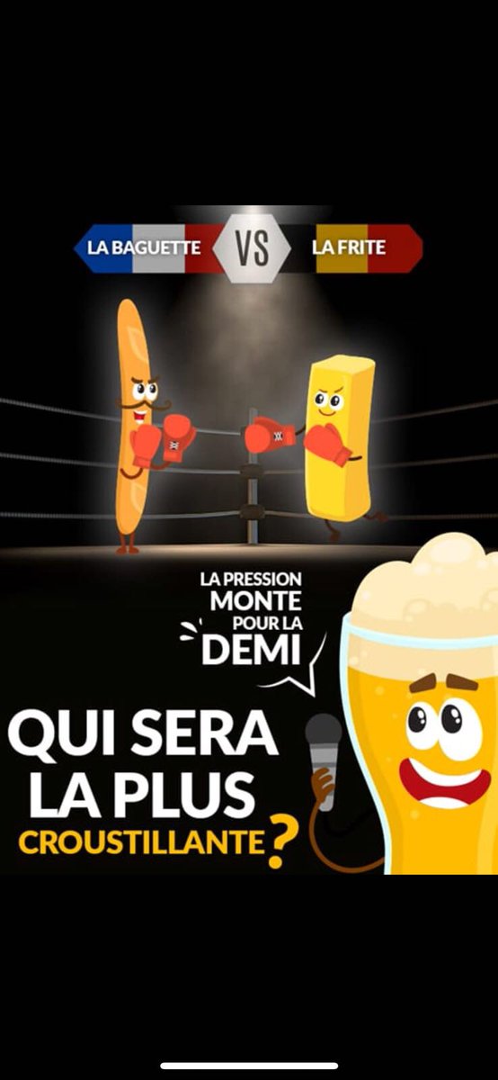 Il y a 15 Ans, jour pour jour, je gagnais contre un français. 
Preparez-vous mes petites baguettes adorées, l’histoire risque de se répéter! 🇧🇪🇧🇪🇧🇪🇧🇪
#allezlesdiablesrouges