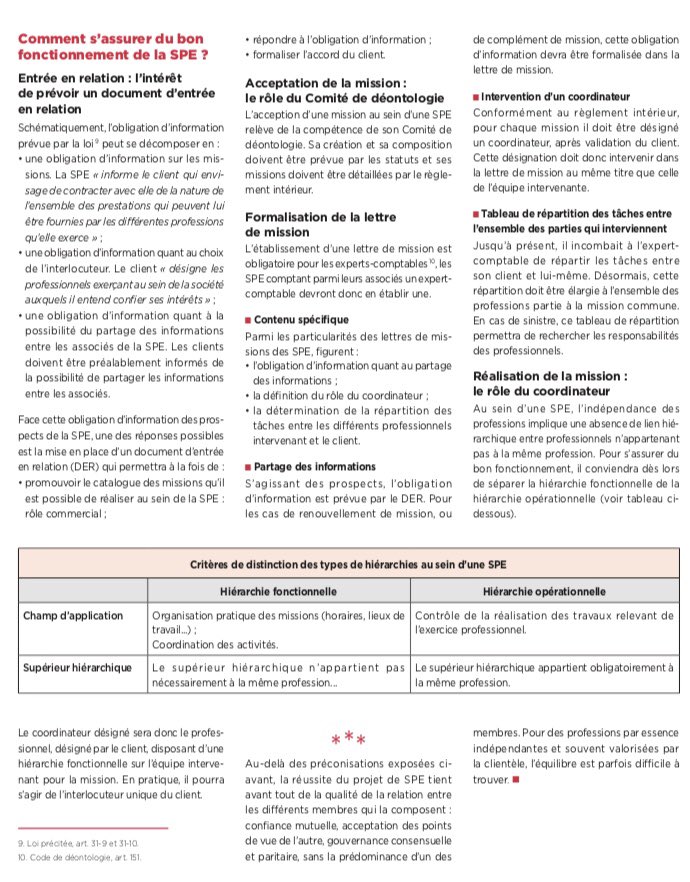 En toute objectivité 😉, très bel article 📝 à lire dans la #Revuefrançaisesdecomptabilité de ce mois !
.
#pluriprofessionnalité #interprofessionnalité #expertscomptables #ajmj #avocats #avocatsauxconseils #commissairesdejustice #notaires  #SPE #numérique #expertisecomptable