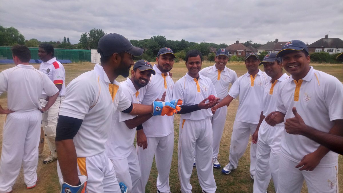 CricCavaliers's tweet photo. Brother Jose @VaticanCricket celebrating the first ever hatrick of @VaticanCricket team. Congratulations 🎊 and well done 👏@ECB_cricket @EssexCCB https://t.co/poDytp3dPH