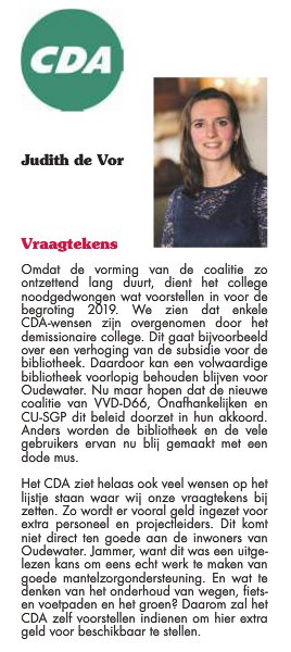 cda_oudewater's tweet photo. De inbreng van het CDA in de IJsselbode over 'Juni Brief 2018' https://t.co/bJ9zDgv8xd