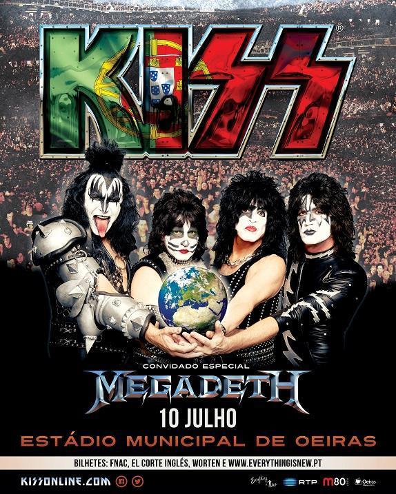 kiss's tweet photo. #KISSARMY #Portugal -  See you at Oeiras Municipal Stadium in Oeiras #Lisbon, #Portugal tonight! https://t.co/4u6lFGEwpt https://t.co/GUHUDzOHOw
