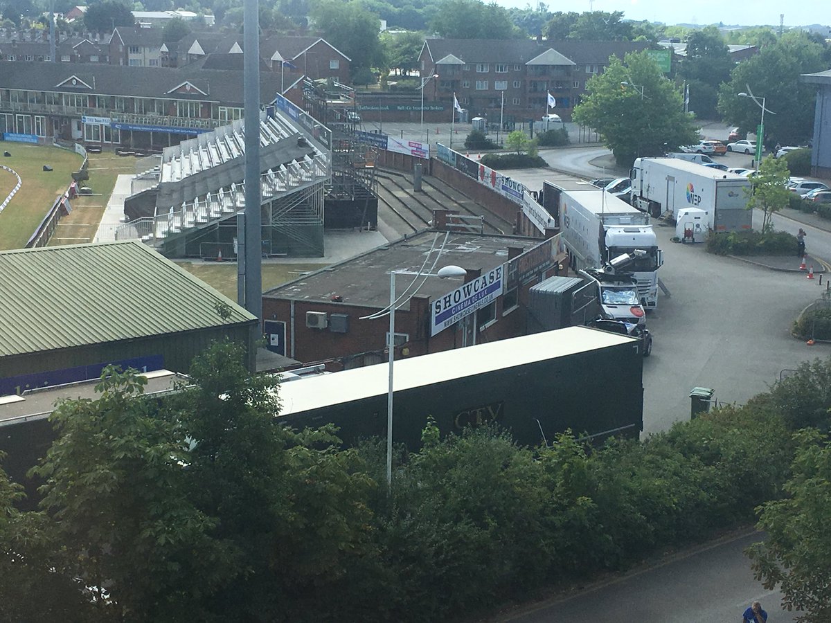 Jgregory1967's tweet image. #sis107 and #sis81 are deployed at   the Derby county Cricket Ground for the 2nd ODI between #England v NewZealand women’s teams can #England wrap up the series all the action on @SkySports today curtesy of @ctvob and @JPFTVS with connectivity from @SIS_LIVE