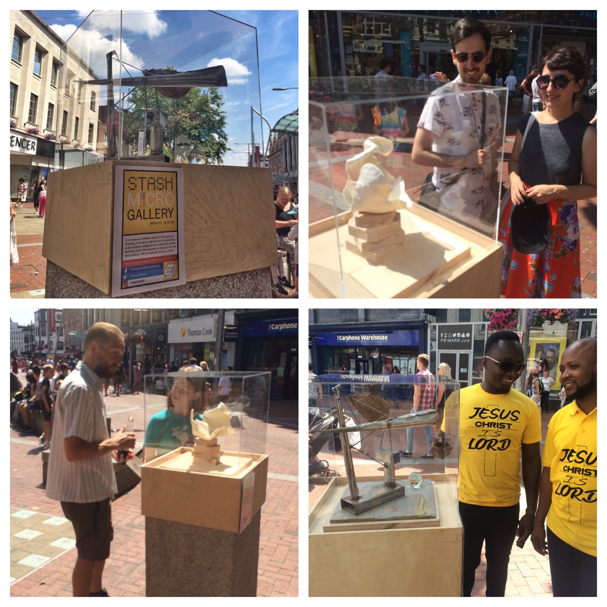 wearestash's tweet image. The Micro Gallery had a great response on Saturday. 

Join us creating a buzz by exhibiting your art on a plinth at the centre of Broad Street, Reading. Email us at wearestash@hotmail.com for more.

Facebook @wearestashartcollective
Instagram @wearestash
