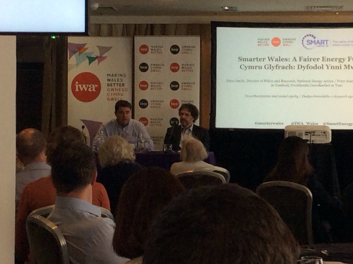 Our CEO Andrew Padmore presenting on innovative fuel poverty solutions at IWA Smarter Wales event #smarterwales <a href="/IWA_Wales/">Institute of Welsh Affairs</a> <a href="/SmartEnergyGB/">Smart meters</a>