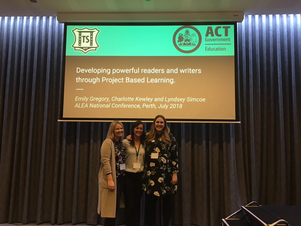 Developing powerful readers and writers through project based learning. Great presentation from an amazing team from Turner School in the ACT. <a href="/ALEA/">Alea</a>/⁦@aatealeaconf⁩ <a href="/Hux1975/">Mark Huxley</a> ⁦<a href="/nellkduke/">Nell K. Duke</a>⁩ ⁦@DGACTEducation⁩ ⁦@Meg_Brighton⁩ ⁦<a href="/Judithahamilton/">Judith Hamilton</a>⁩