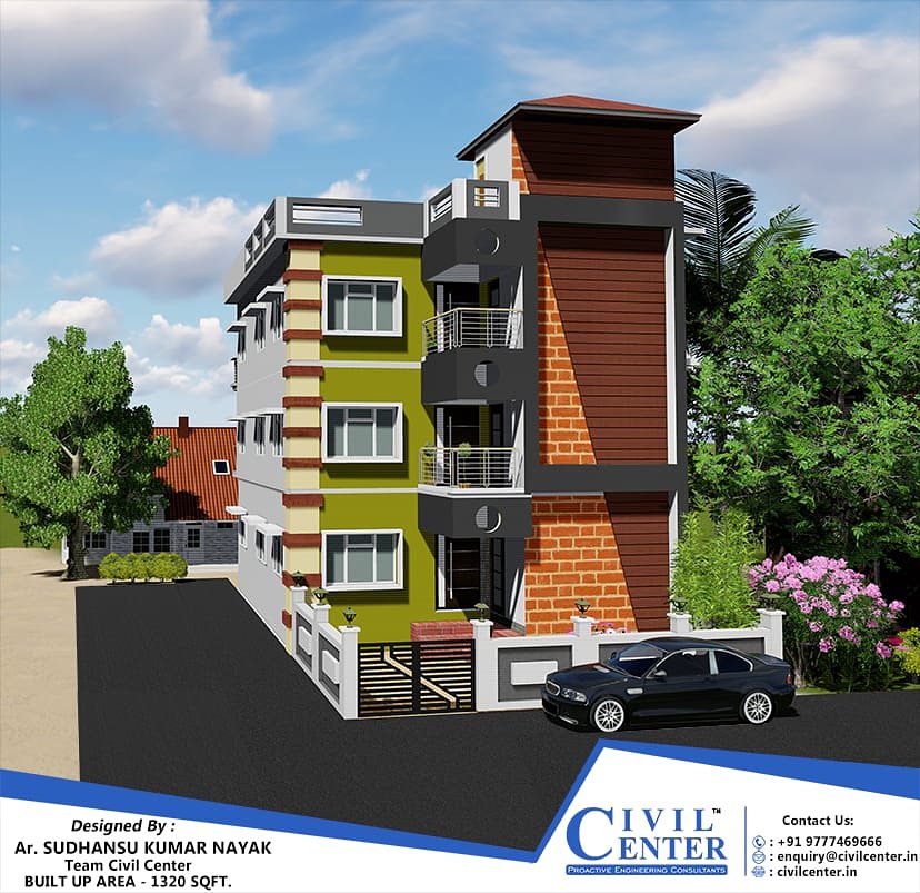 _CivilCenter's tweet photo. 3D exterior view of a G+2 residential building by Ar. Sudhansu Kumar Nayak, under the Guidance of Er. Sanjay Singh Team Civil Center.
#3DView
#CivilCenter
#ProactiveEngineeringConsultants
#OIPL https://t.co/b0zNbJfveq