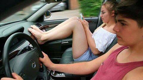 CumbriaRoadsPol's tweet photo. DID YOU KNOW: Airbags deploy between 100 &amp; 220 MPH. If you ride with your feet on the dash, you may send your knees through your eye sockets if the airbag is deployed. https://t.co/BBXDTmsz0C