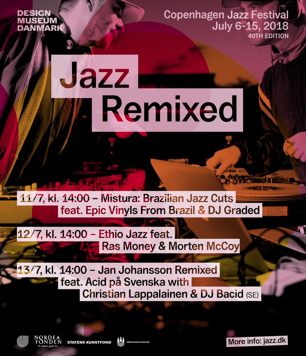 KristianRise's tweet photo. Tag en detox fra Roskilde og byens stråhatjazz. Den 11.-13. juli har vi gratis sol, kolde drinks og raske penge #jazzremixed #designmuseumdanmark #sharingdesign #vihørerdajazzmensviarbejder #cphjazz #ibyen #mitkbh #festivalseason #festival #livemusic #jazzihaven #havejazz https://t.co/rtq3i3aguw