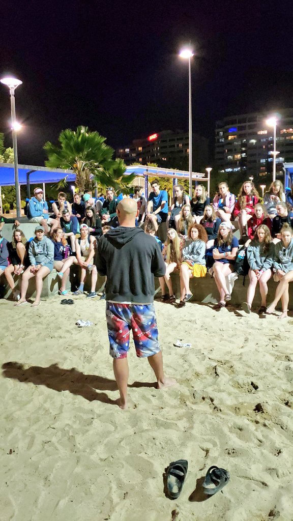 HAustralia2018's tweet photo. Here is our tour guide Shane teaching the students about The Stolen Generation of the aboriginal people. https://t.co/HQL9TpLO1S