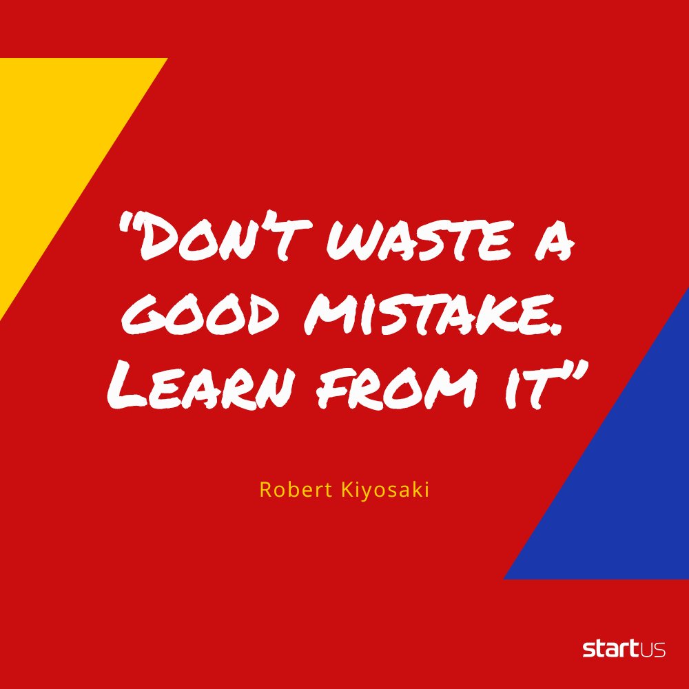 susiwallner's tweet photo. Always learn from your mistakes. #motivation #startup #entrepreneur #quote https://t.co/mTgw2ftMAH