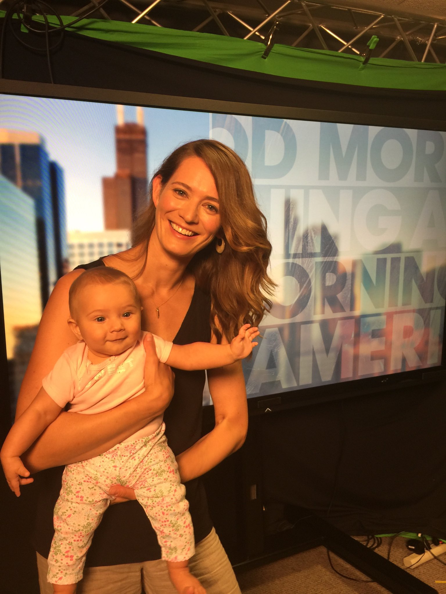 Kate Shaw Twitter: "Early @GMA hit this morning with no childcare in town so brought a buddy to the with me https://t.co/PoqpAEjmGA" / Twitter