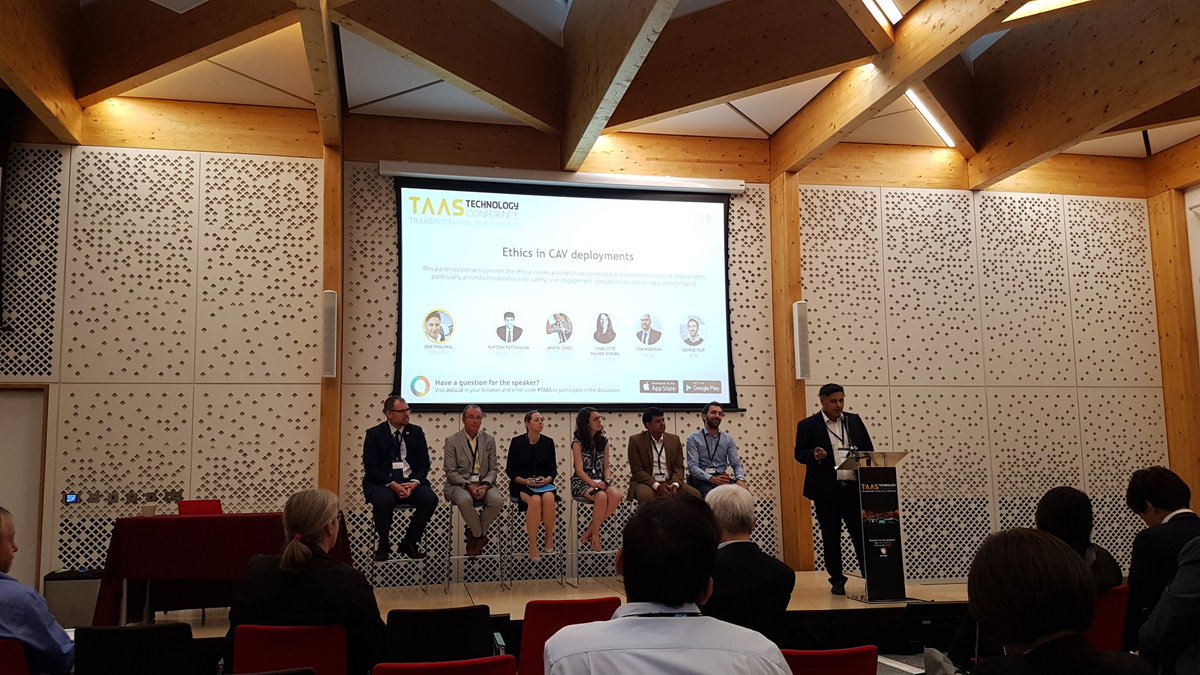 Pleased to see a diverse and knowledgeable panel discussing ethics in #CAV deployments <a href="/taas_technology/">🚘 TaaS Technology</a> 

#diversity #inclusivity #TAAS #TAASmania