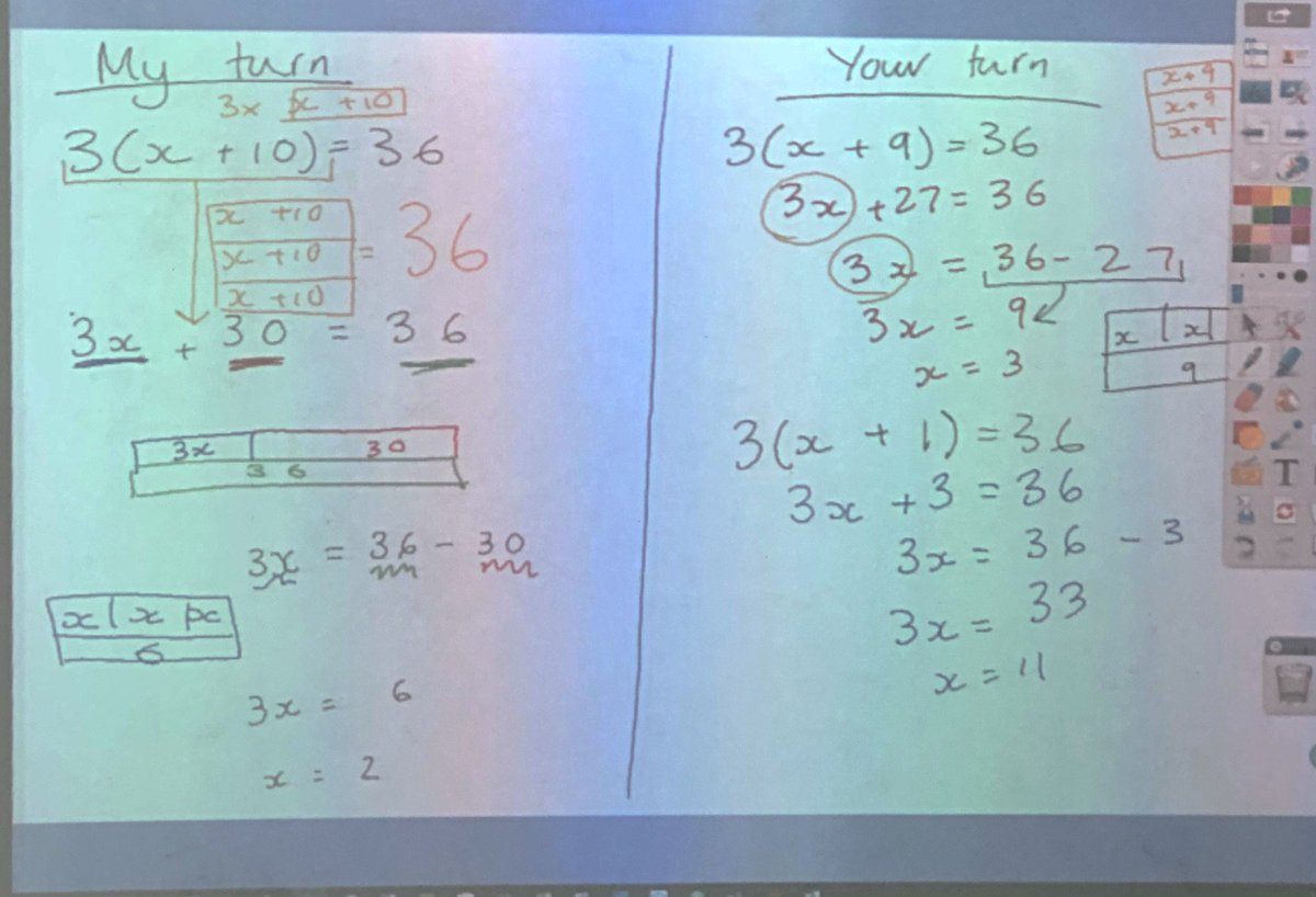 coopermaths's tweet image. Trying out a bit of variation, #variationtheory idea shamelessly nicked from @mrbartonmaths and @NCETM Teaching for Mastery.