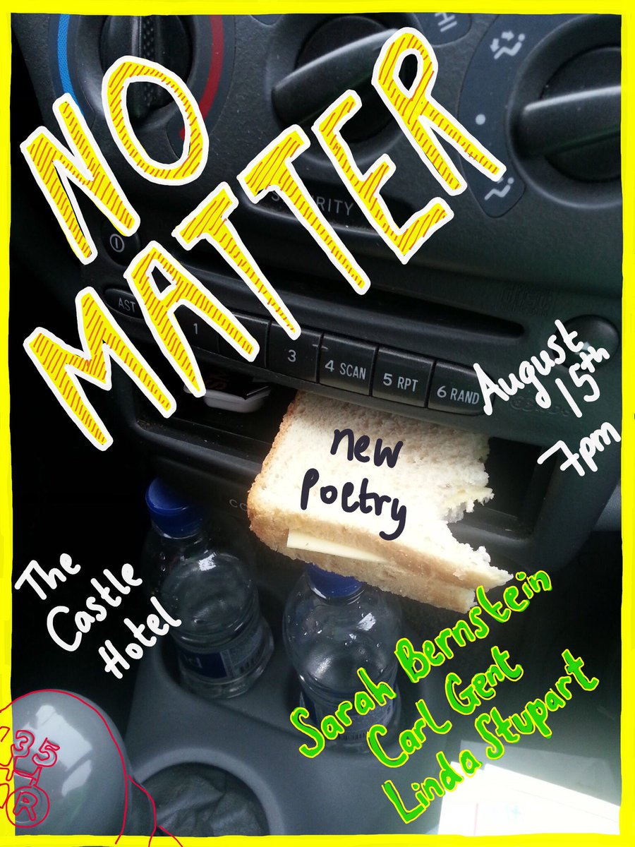 oh_no_matter's tweet photo. HI EVERYONE, we're very excited to announce the next No Matter, feat. Carl Gent, Linda Stupart &amp; Sarah Bernstein ✨🎈✨7pm, August 15th @thecastlehotel in Manchester✨🎈@GentCarl @LindaStupart @coeurdelilas https://t.co/QpYiRqgcS7