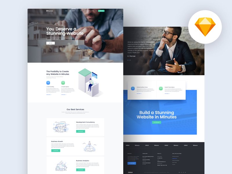 FreeUIDesign's tweet image. “Yosemite - Business Sketch App Template
by Tran Mau Tri Tam ✪ in Business WordPress Demo for Cesis WP ” buff.ly/2NE2nXq