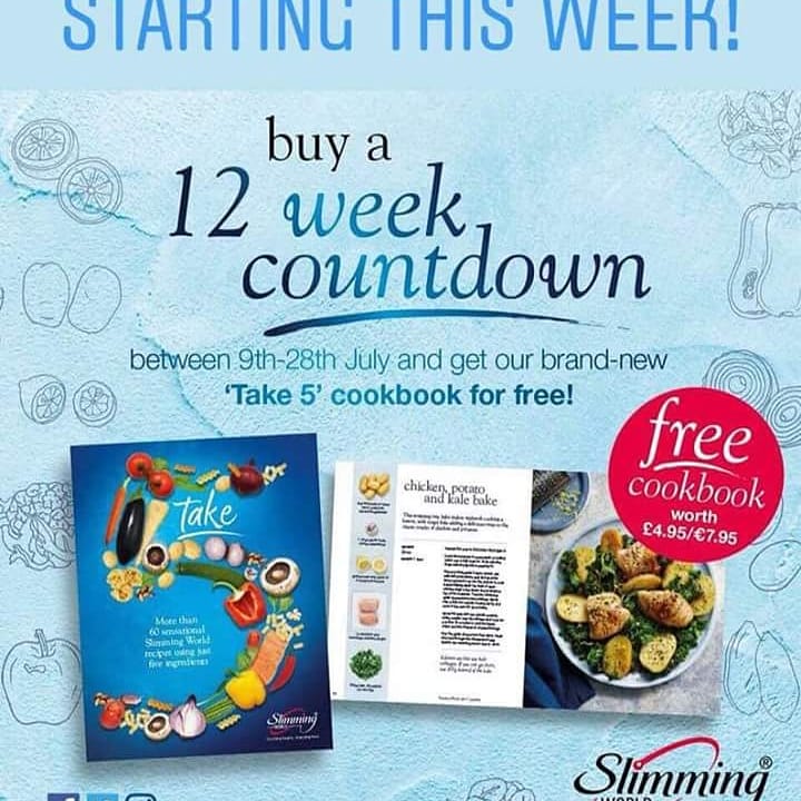 sworldsally's tweet photo. A fabulous special offer if your thinking of joining Slimming World this week. Start the countdown to a slimmer you now! Wednesdays at Hastings Football Club #Hastings #Arrow #Health #SlimmingWorld https://t.co/sNhdrxHhu8