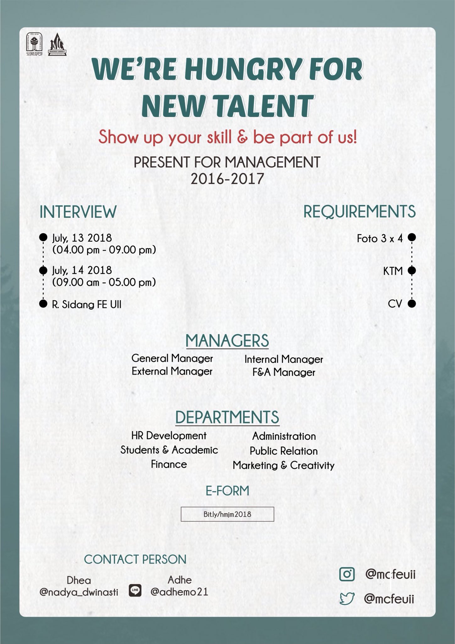 Management munity on Twitter "Calling for all management students 2016 & 2017 who interested and motivated in Management munity E form online