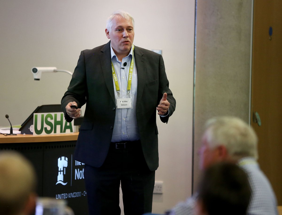 Peter Wise BB7 putting the spotlight on fire risk management post Grenfell to USHA Estates members <a href="/USHASUPPORT/">USHA</a>
