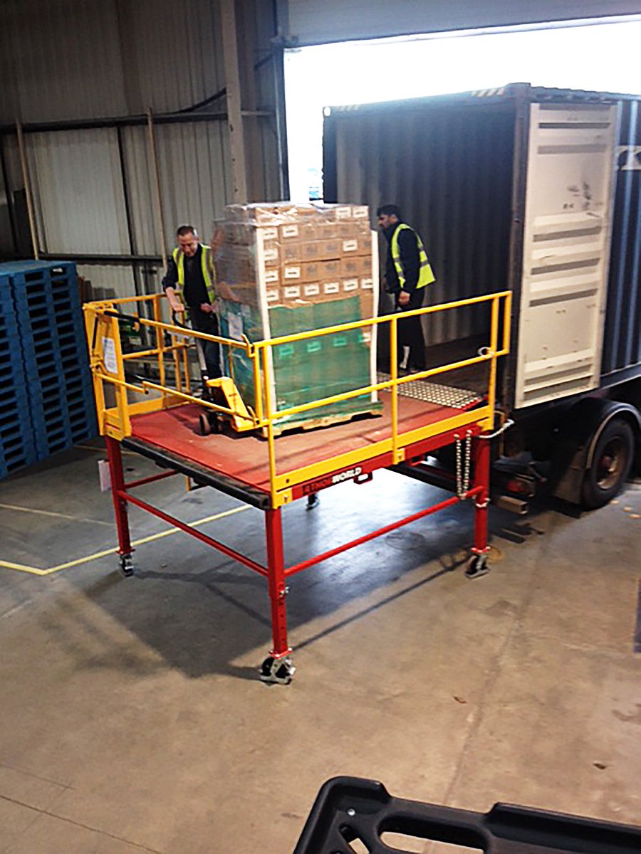 Thorworld's tweet image. Personal skincare company Dermalogica puts a new Thorworld loading platform through its paces in the UK bit.ly/2pmbamr #ThorworldIndustries #LoadingPlatform