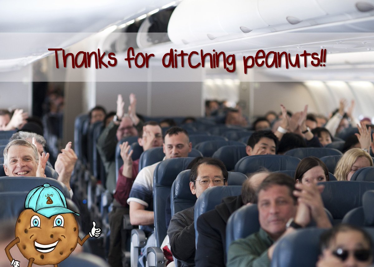 AllergyCookie's tweet photo. Thanks @SouthwestAir 👏 #ditchpeanuts August 1st #safeandaware #foodallergy #awareness https://t.co/L9opbMJTIo