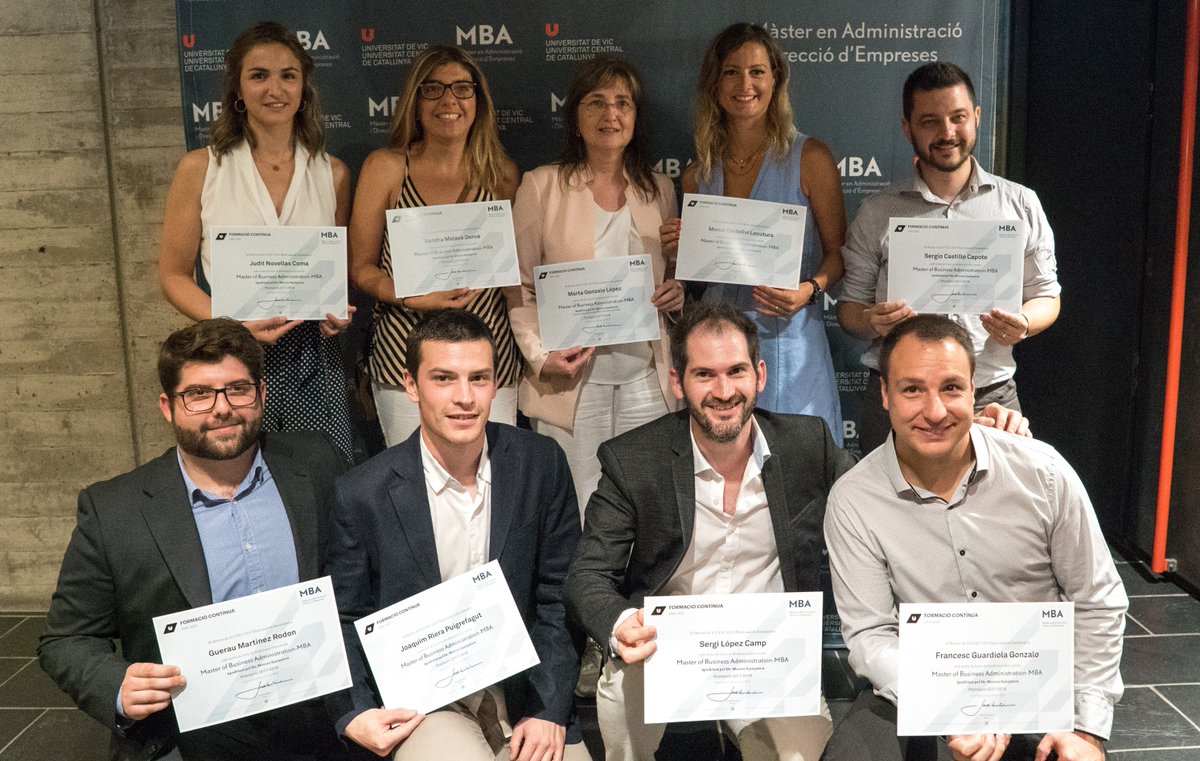 bit.ly/2KIobmR En aquest enllaç trobareu les fotos de l'Acte d'Apadrinament de l'@MBA_UVicUCC 2017-2018. L'acte, que va tenir lloc al Museu de Granollers, va comptar amb del Dr. <a href="/Marcosguren/">Marcos Eguiguren</a> com a Padrí de la Promoció.  Enhorabona a tots els participants! #mba