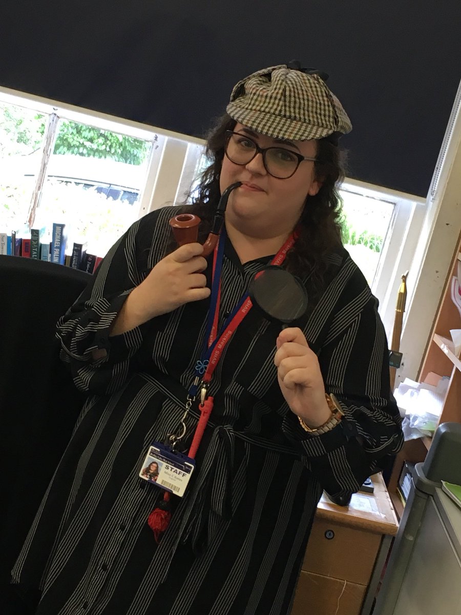 English department ensuring our yr6 visitors have a fun time...