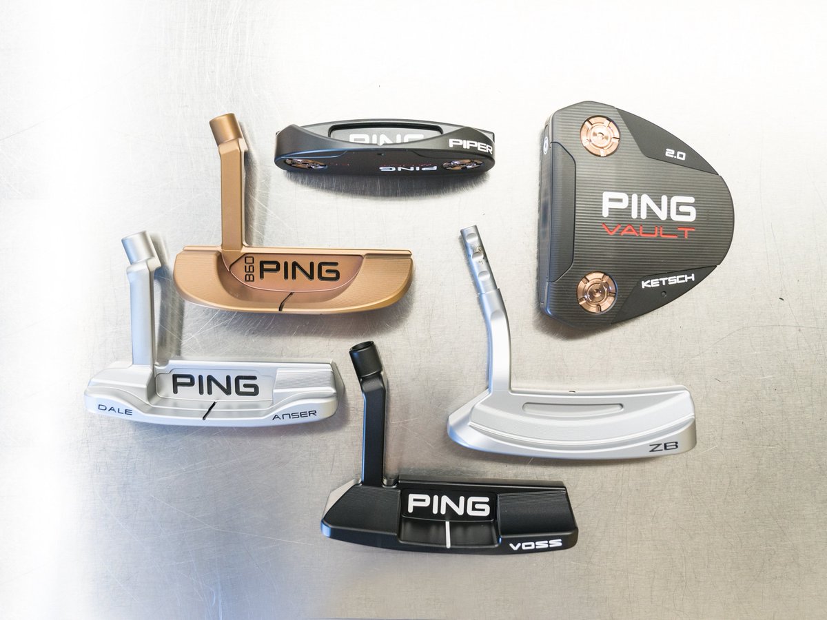 PINGTourEurope's tweet photo. Engineered to exacting standards and fully machined to the tightest tolerances. The new 100%-milled #PINGVault 2.0 putters are crafted to provide tour-calibre touch and performance through proven innovations. 💯 https://t.co/KQMSmKMNgk