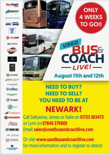 UsedBusCoach's tweet image. Only 4 Weeks to go !!!!!