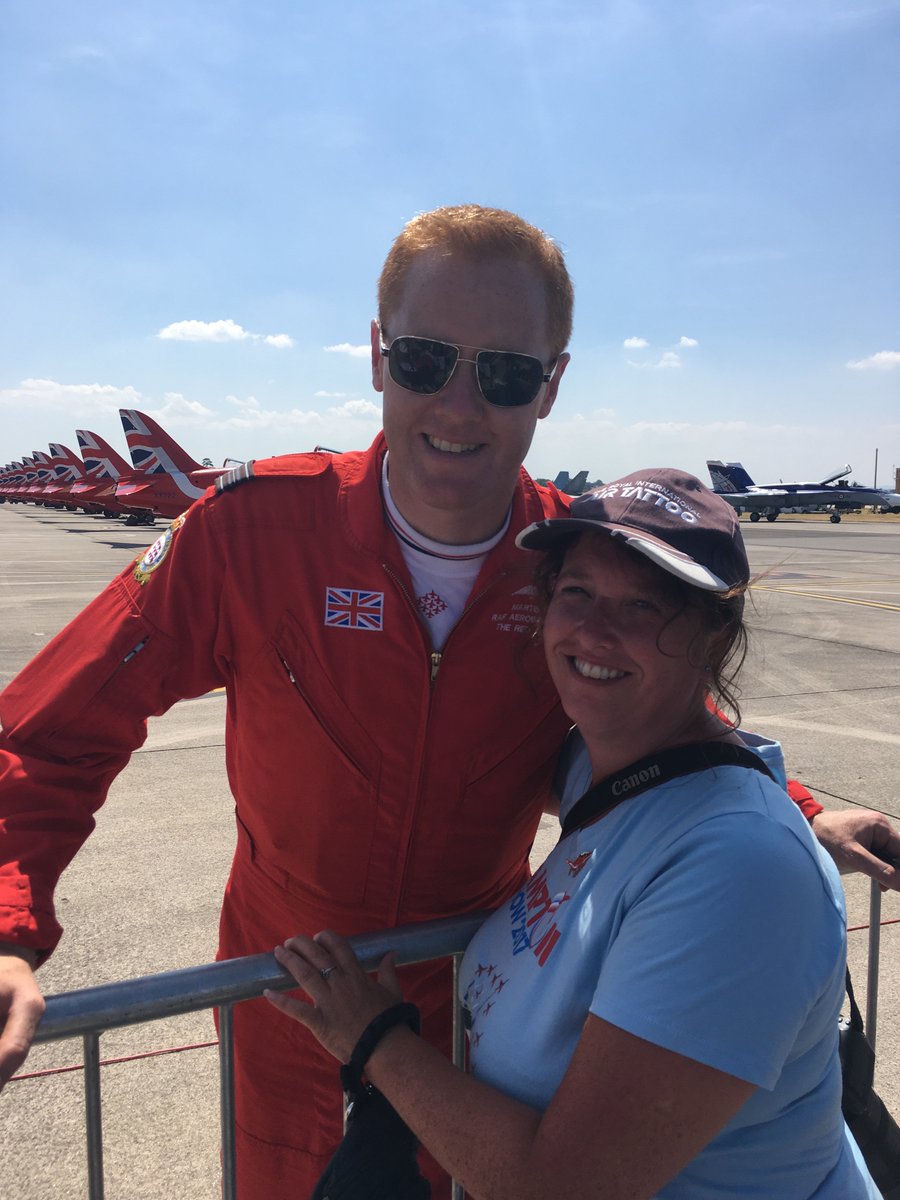 thom_pauline's tweet photo. @RAFRed1 Hi Red 1 like to say thank you for coming over and saying hello it was fantastic meeting you and you boys were amazing at yeovilton. I’m now here at Riat , see you guys there have a lovely day . . https://t.co/iaAPPf8Ig2