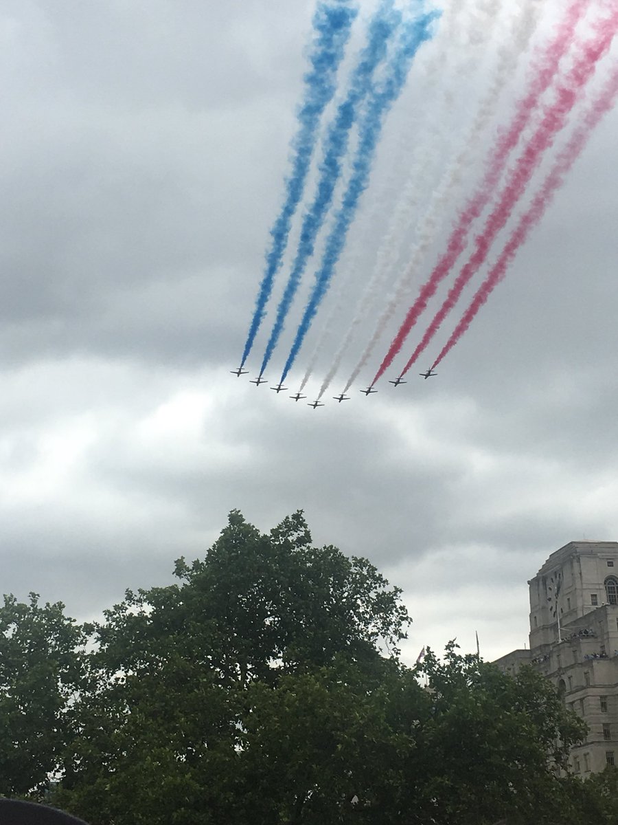 AMKaye1's tweet image. Well worth squashing onto Waterloo Bridge for #RAF100