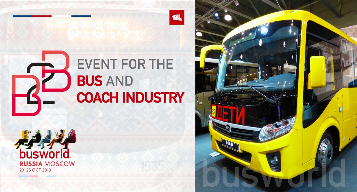 busworld's tweet photo. Moscow will be the meeting point where the bus industry will have the space it deserves. Save the date! #Busworld #Busworld2018 #BusworldRussia #Crocusexpo # автобусов #ITEMFExpo https://t.co/ePx2Kdame9