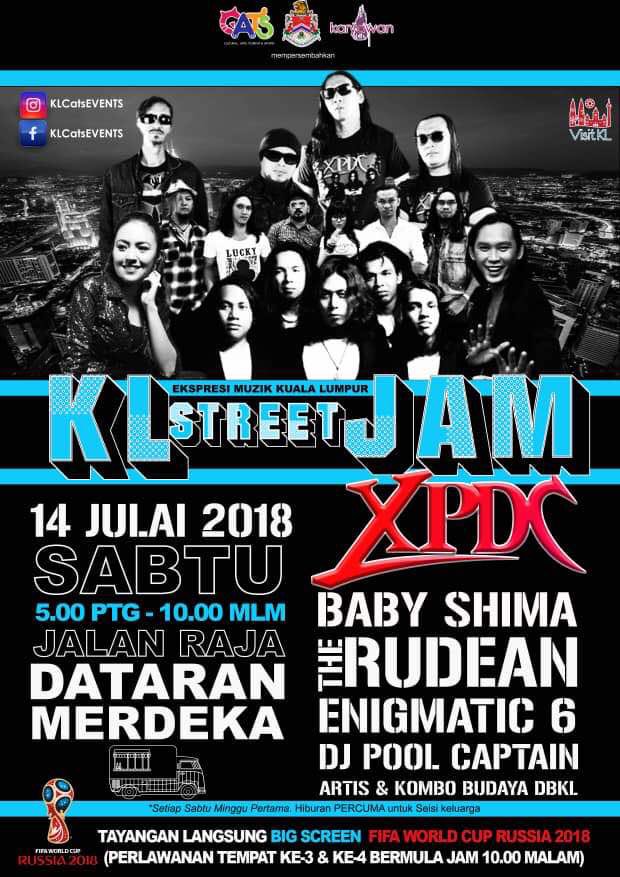 TheRudean's tweet photo. Salam & Hi semua #Gengkomeng !
Jumpa kami 14 July 2018 Hari Sabtu di Jalan Raja Dataran Merdeka untuk #klstreetjam2018 , Jangan lupa kami akan perform pada pukul 5.00 Petang ! Line up semua hebat hebat , Jumpa di sana 💋💋
#Therudean #Gengkomeng #Talibarut https://t.co/ZnGprgq7lM