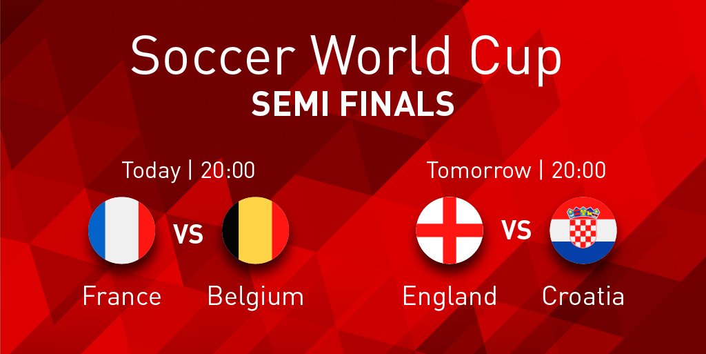 MultiplyRSA's tweet photo. We wish the #WorldCup2018 semi-finalists all the best. Continue to earn your #ActiveDayz™ as you nervously pace up and down your lounge or keep practising safe driving on your way to watch the game at a fan park with #SafeDayz™
Victory belongs to the brave! #WorldCupFinal2018 https://t.co/0Bo9Y6rwdG