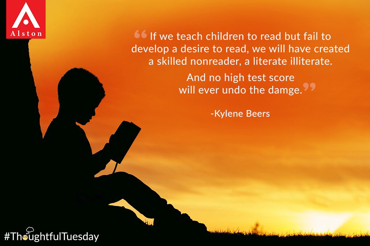 Let's all encourage the love of reading. #thoughtfultuesday #tuesdaytip