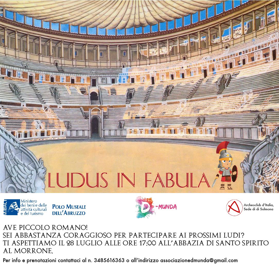 DidaMuNDA's tweet photo. Com'erano i #giochi nell'antica #Roma?
Giochiamo!
Laboratorio #didattico dedicato interamente al gioco e ai giochi nell'antichità, a @CittadiSulmona all' #Abbazia del Santo Spirito al Morrone

Info costi prenotazioni - Simona 348 5616363

@PoloMusAbruzzo @archeostorie @Archeokids https://t.co/ieGd4fNKWl